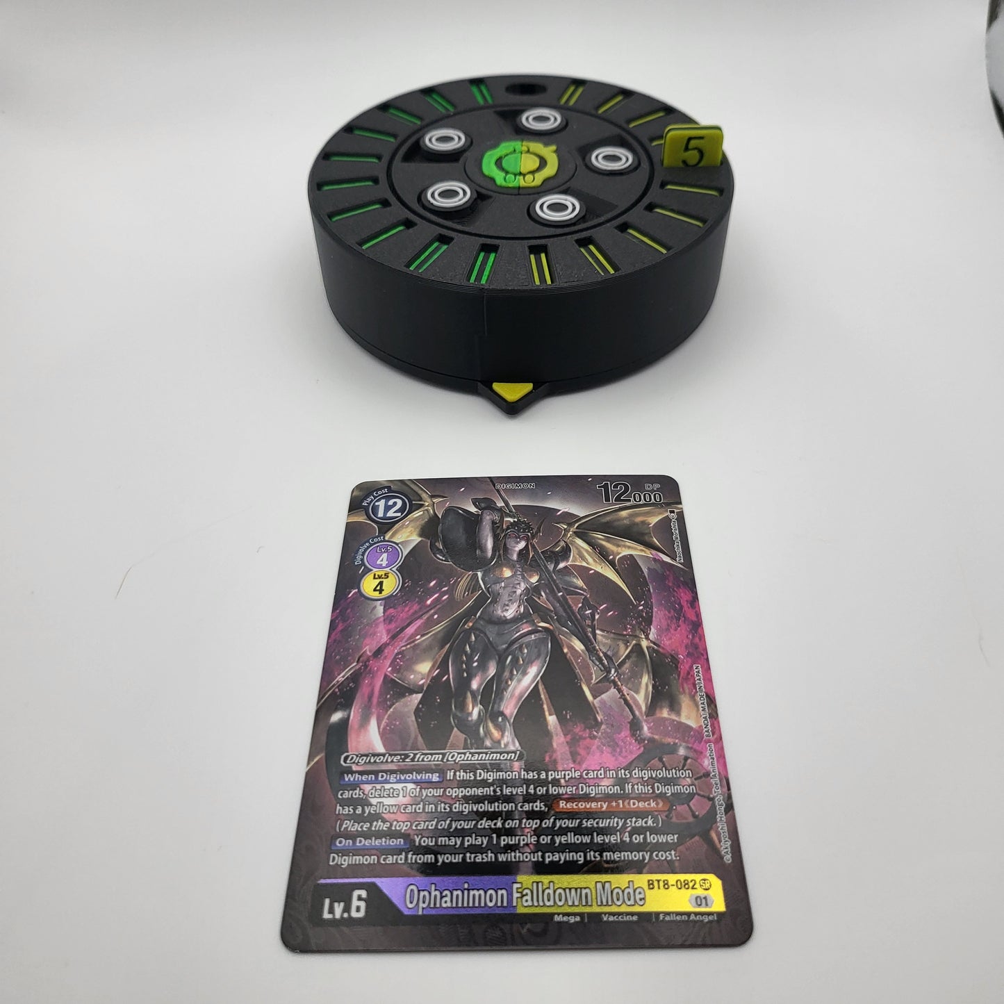 Memory Counter 10-0-10, Digimon Card game compatible, includes magnetic tokens