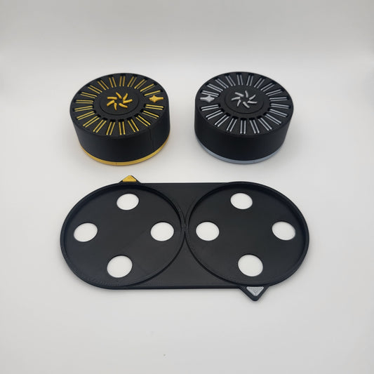 Lore Counter Base, 2-player base only, Lorcana/MTG rotating counter compatible, personalized colors, Trading Card Game, TCG