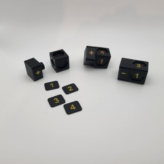 Battle power counter, cost counter, +/-, Lorcana TCG, Gundam TCG, game counter, personalized colours, Trading Card Game, TCG