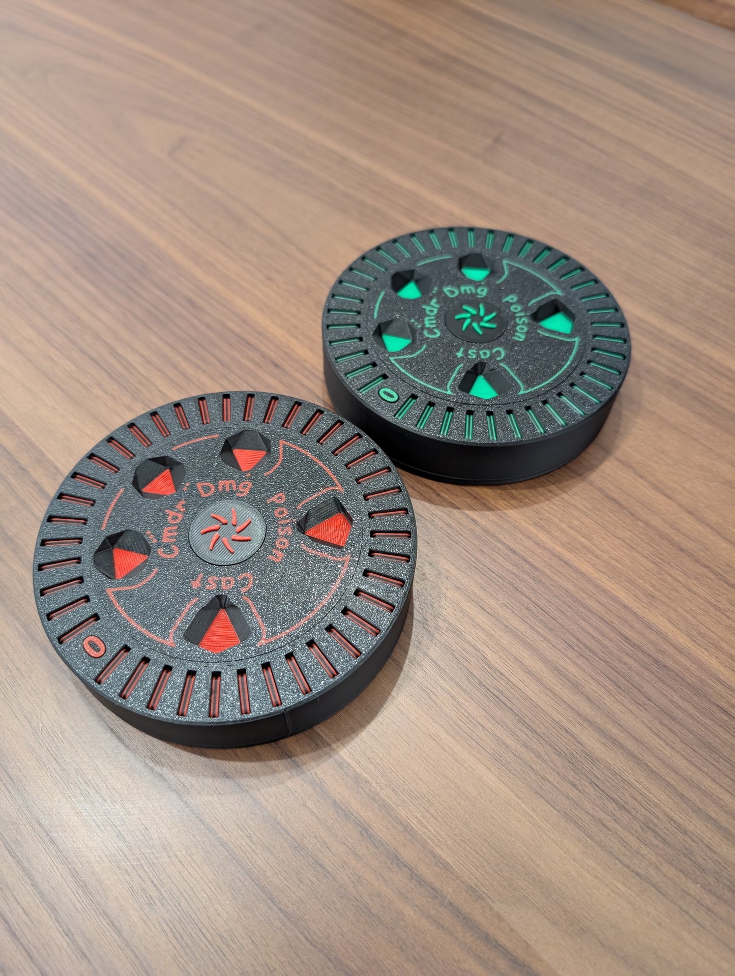 Life Counter, MTG commander compatible, rotating counter, personalized colors, Trading Card Game, TCG, life counter 40-0