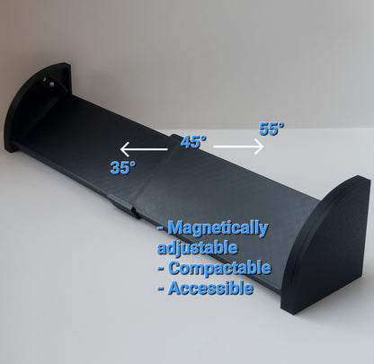 Trading Card Game Stand, TCG playing stand, adjustable stand 35/45/55 degrees, TCG shelf, TCG display stand