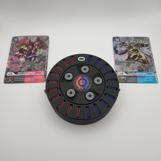 Memory Counter 10-0-10, Digimon Card game compatible, includes magnetic tokens