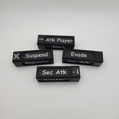 Keyword tokens/counters +/-, Digimon TCG game counter, personalized colours, Trading Card Game, TCG