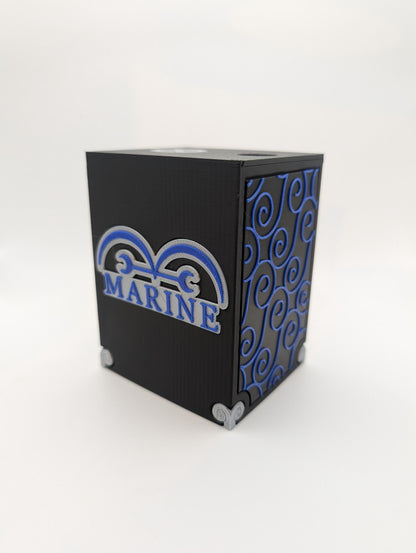 Marines TCG Deckbox, One piece inspired, TCG compatible