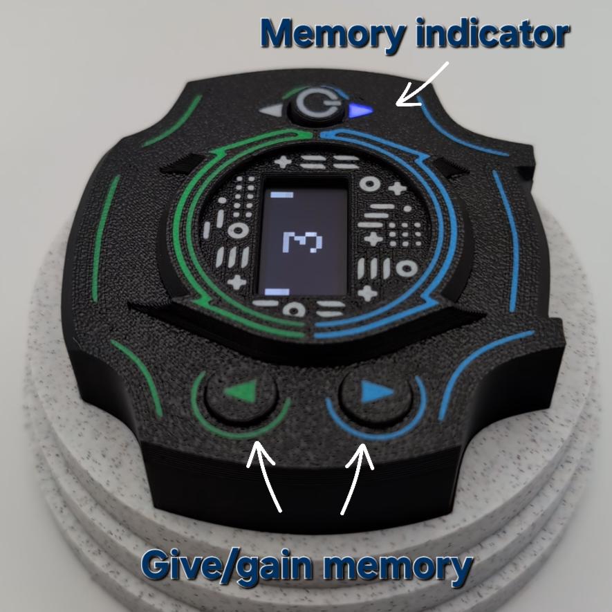 Memory Gauge 10-0-10, Battery powered, Electronic, Digimon Card game compatible, game counter, personalized colors, Trading Card Game, TCG