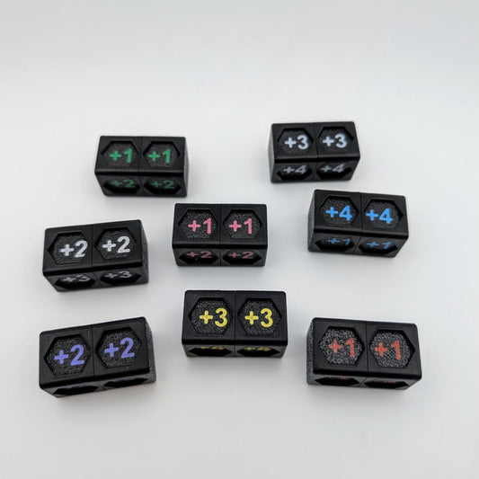 Power counter, Toughness counter, Cost counter, MTG, Lorcana, Gundam TCG, game counter, personalized colours, Trading Card Game, TCG