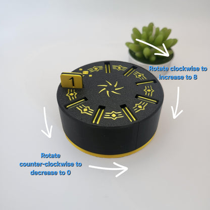 Riftbound TCG: Rotating Victory point counter (0-8)