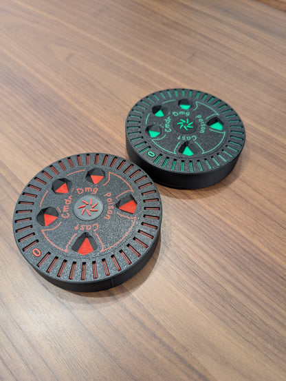 Life Counter, MTG commander compatible, rotating counter, personalized The One Vault Life Counter, MTG commander compatible, rotating counter, personalized The One Vault